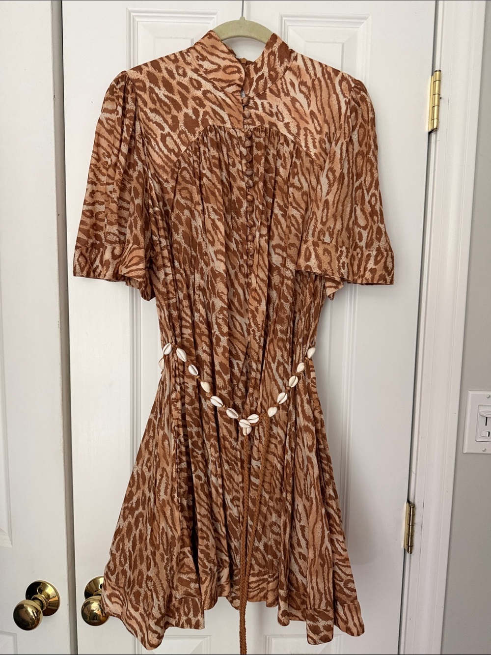 Zimmermann Brown leopard Mini Dress